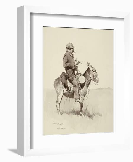 Jack's Man William, A Modern Sancho Panza-Frederic Sackrider Remington-Framed Giclee Print