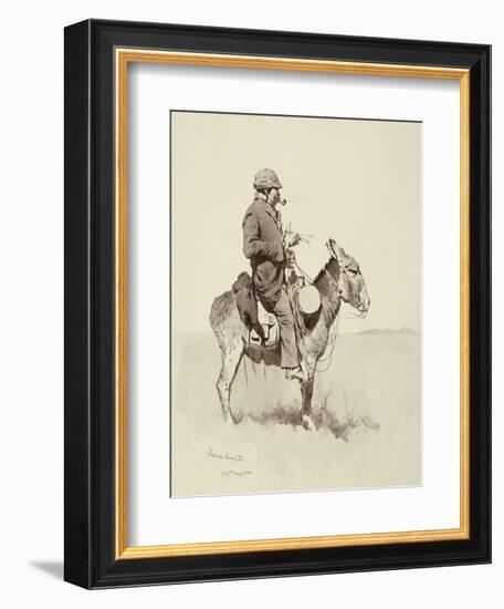 Jack's Man William, A Modern Sancho Panza-Frederic Sackrider Remington-Framed Giclee Print