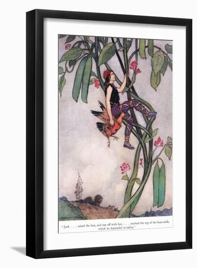 Jack Seized the Hen-Warwick Goble-Framed Giclee Print