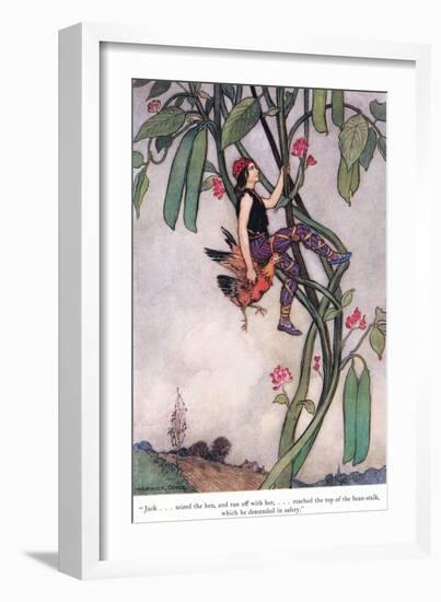 Jack Seized the Hen-Warwick Goble-Framed Giclee Print