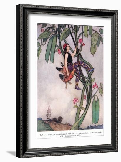 Jack Seized the Hen-Warwick Goble-Framed Giclee Print