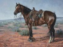 Sandstone and Stolen Horses-Jack Sorenson-Art Print
