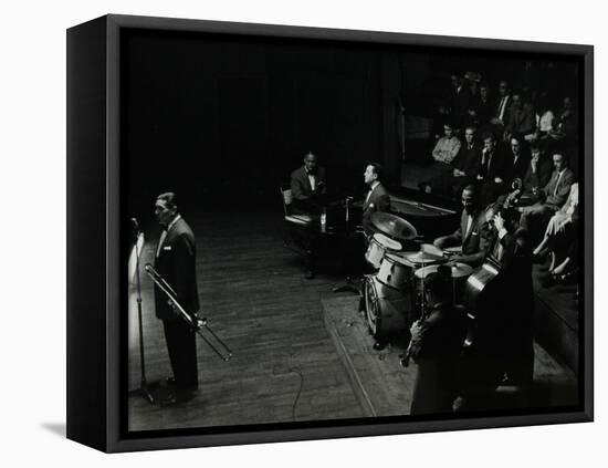 Jack Teagardens Band in Concert at Colston Hall, Bristol, 1957-Denis Williams-Framed Premier Image Canvas