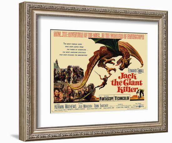 Jack the Giant Killer, 1962-null-Framed Premium Giclee Print