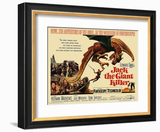 Jack the Giant Killer, 1962-null-Framed Premium Giclee Print