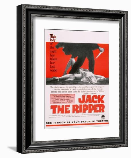 Jack the Ripper, Movie Poster, USA, 1959-null-Framed Giclee Print