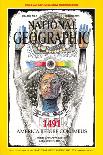 Cover of the October, 1991 National Geographic Magazine-Jack Unruh-Framed Premier Image Canvas