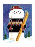 Smiley Snowman - Jack and Jill, January 1957-Jack Weaver-Framed Giclee Print