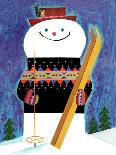 Smiley Snowman - Jack and Jill, January 1957-Jack Weaver-Giclee Print
