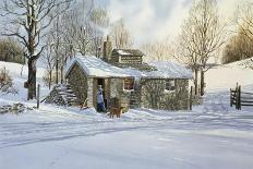 Spring House by the Bridge-Jack Wemp-Framed Giclee Print