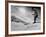 Jack Wilderman Skiing on Ridge Run at Mountain Badly-George Silk-Framed Photographic Print