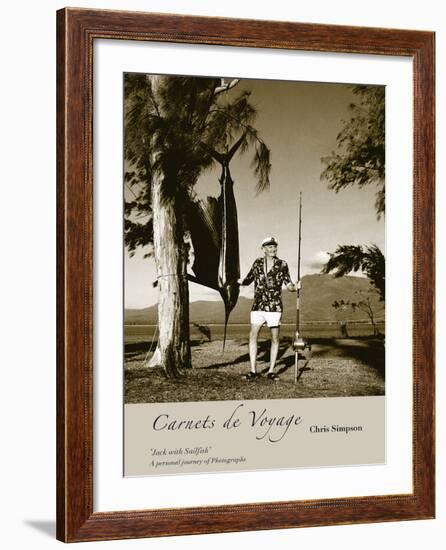 Jack With Sailfish-Chris Simpson-Framed Giclee Print