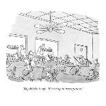 "The editor who turned down the first Harry Potter book, say hello to the ?" - New Yorker Cartoon-Jack Ziegler-Premium Giclee Print