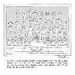 N.Y.C. Ping Pong Assoc. 2nd Floor - New Yorker Cartoon-Jack Ziegler-Premium Giclee Print