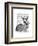 Jackalope Portrait 1-Fab Funky-Framed Art Print