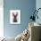 Jackalope with Pink Antlers-Fab Funky-Art Print displayed on a wall