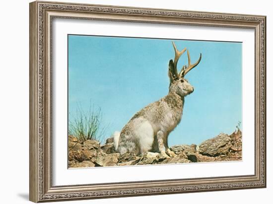 Jackalope-null-Framed Art Print