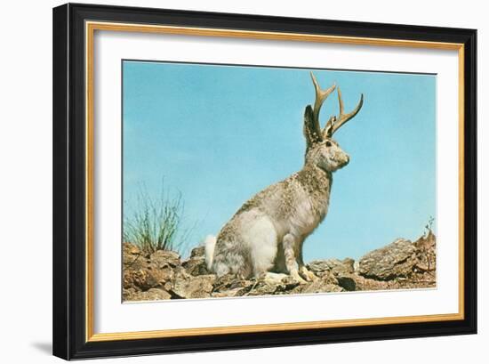 Jackalope-null-Framed Art Print