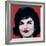 Jackie, 1964 (on red)-Andy Warhol-Framed Art Print