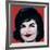 Jackie, 1964 (on red)-Andy Warhol-Framed Art Print