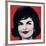 Jackie, 1964 (on red)-Andy Warhol-Framed Art Print