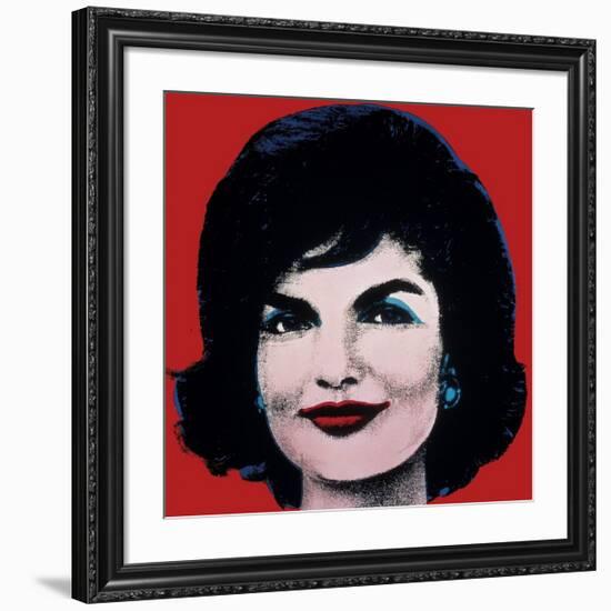 Jackie, c.1964 (On Red)-Andy Warhol-Framed Giclee Print