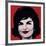 Jackie, c.1964 (On Red)-Andy Warhol-Framed Giclee Print