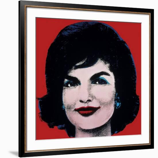 Jackie, c.1964 (On Red)-Andy Warhol-Framed Giclee Print