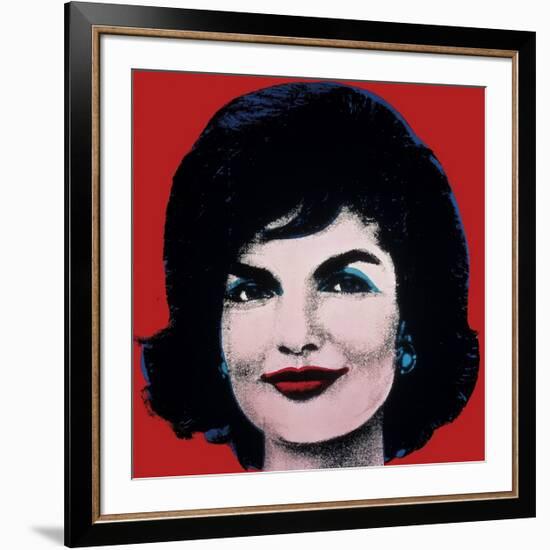 Jackie, c.1964 (On Red)-Andy Warhol-Framed Giclee Print