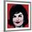 Jackie, c.1964 (On Red)-Andy Warhol-Framed Giclee Print