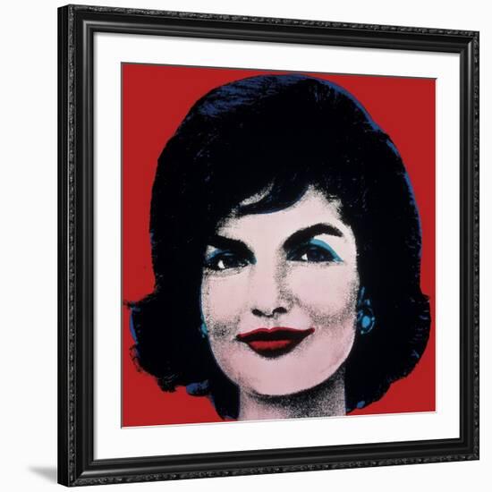 Jackie, c.1964 (On Red)-Andy Warhol-Framed Giclee Print