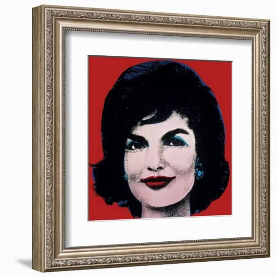 Jackie, c.1964 (On Red)-Andy Warhol-Framed Giclee Print