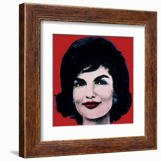 Jackie, c.1964 (On Red)-Andy Warhol-Framed Giclee Print