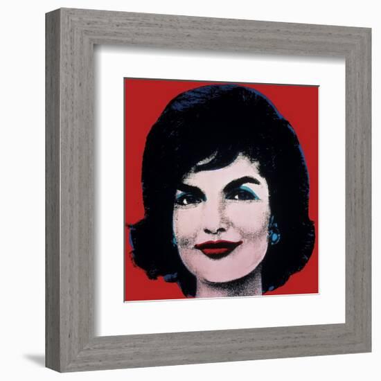 Jackie, c.1964 (On Red)-Andy Warhol-Framed Giclee Print