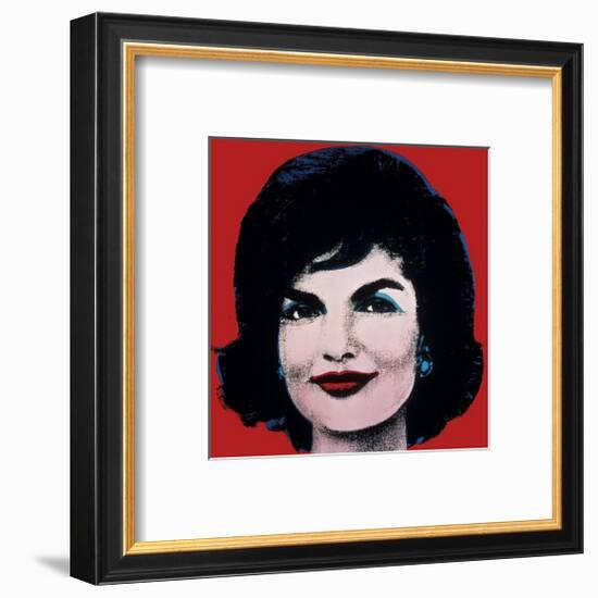 Jackie, c.1964 (On Red)-Andy Warhol-Framed Giclee Print