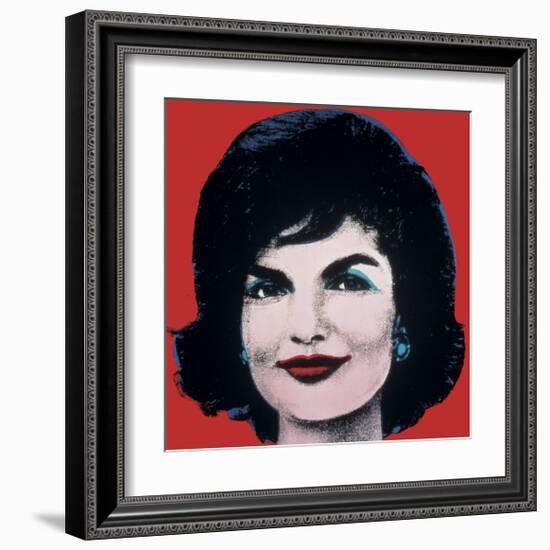 Jackie, c.1964 (On Red)-Andy Warhol-Framed Giclee Print