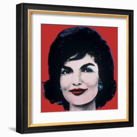 Jackie, c.1964 (On Red)-Andy Warhol-Framed Giclee Print