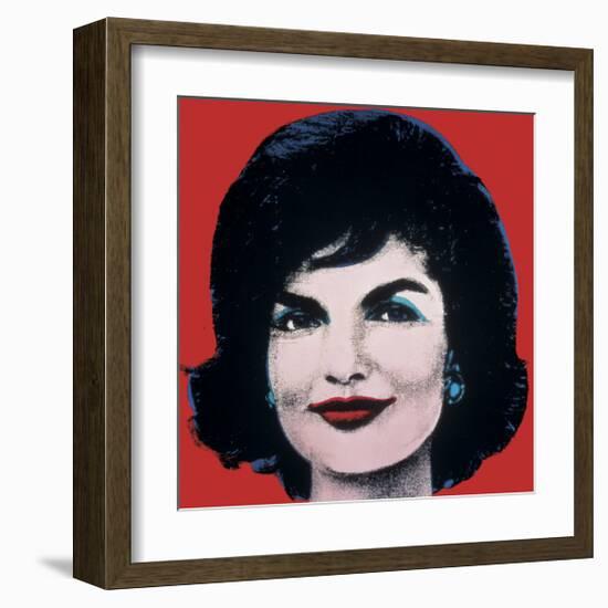 Jackie, c.1964 (On Red)-Andy Warhol-Framed Giclee Print