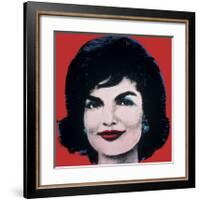 Jackie, c.1964 (On Red)-Andy Warhol-Framed Giclee Print