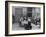 Jackie Gleason, Art Carney and Audrey Meadows in Cramden Apartment, Eating, on "The Honeymooners"-Michael Rougier-Framed Premium Photographic Print