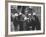 Jackie Gleason, Toots Shor and Jack Demsey at Ground Breaking Ceremony for New Restaraunt-null-Framed Premium Photographic Print