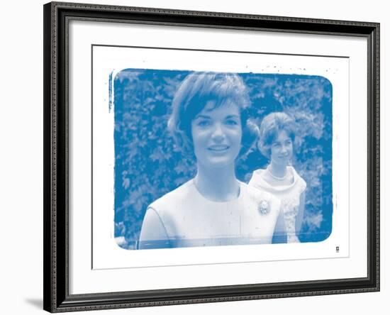 Jackie Kennedy I In Colour-British Pathe-Framed Giclee Print