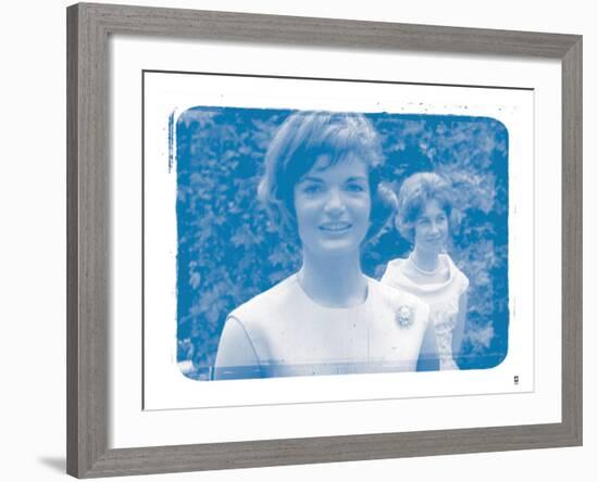 Jackie Kennedy I In Colour-British Pathe-Framed Giclee Print