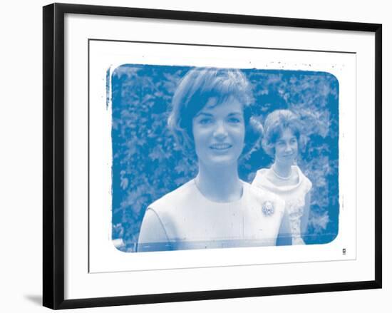 Jackie Kennedy I In Colour-British Pathe-Framed Giclee Print