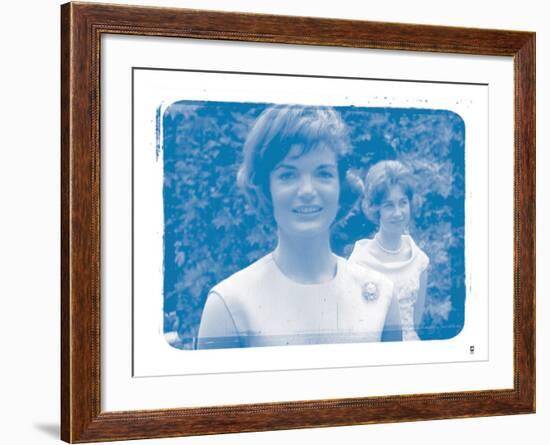 Jackie Kennedy I In Colour-British Pathe-Framed Giclee Print