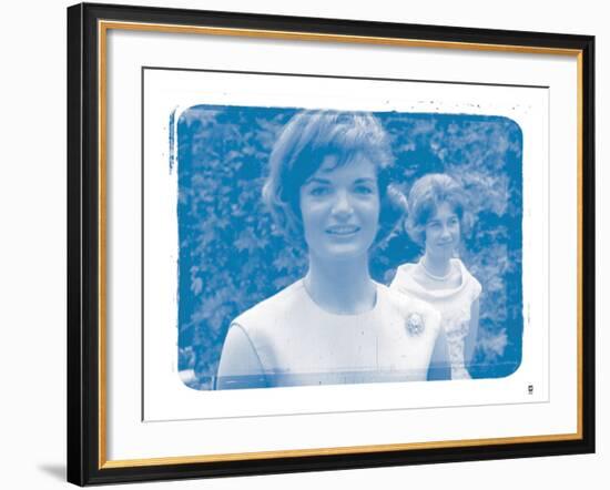 Jackie Kennedy I In Colour-British Pathe-Framed Giclee Print