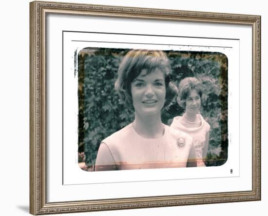 Jackie Kennedy I-British Pathe-Framed Giclee Print