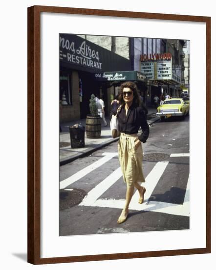 Jackie Kennedy Onassis-David Mcgough-Framed Premium Photographic Print