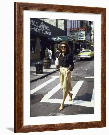 Jackie Kennedy Onassis-David Mcgough-Framed Premium Photographic Print