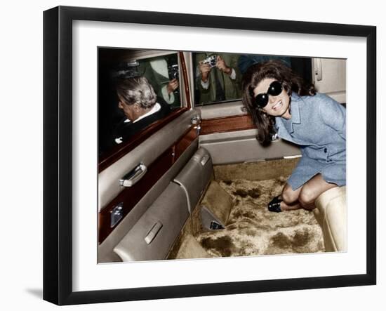 Jackie Kennedy Onassis--Framed Photo